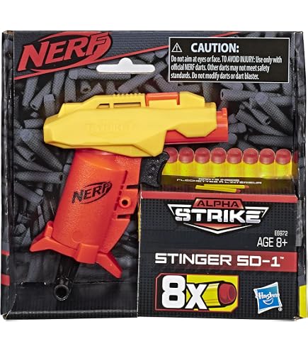 Amazon.com: Nerf Alpha Strike Uppercut Blaster - Orange Dart
